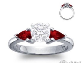 预置宝石铂金浇注法