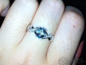 一见倾心只为你,海蓝宝戒指