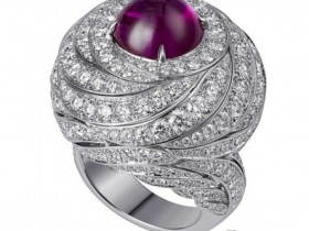 天然缅甸星光红宝石戒指