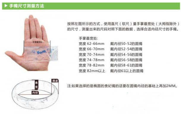 怎么测量手镯尺寸?手镯尺寸的测量方法