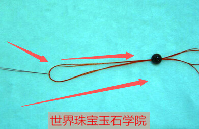珠子手链的穿法_玉石串珠子手链编法图解