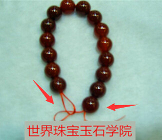 珠子手链的穿法_玉石串珠子手链编法图解