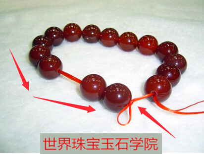 珠子手链的穿法_玉石串珠子手链编法图解