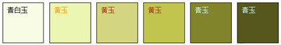 和田玉的颜色分类-用标准的方法分类新疆和田玉颜色
