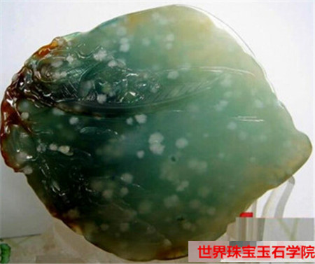 翡翠雪花棉是什么意思?雪花棉翡翠价值解析