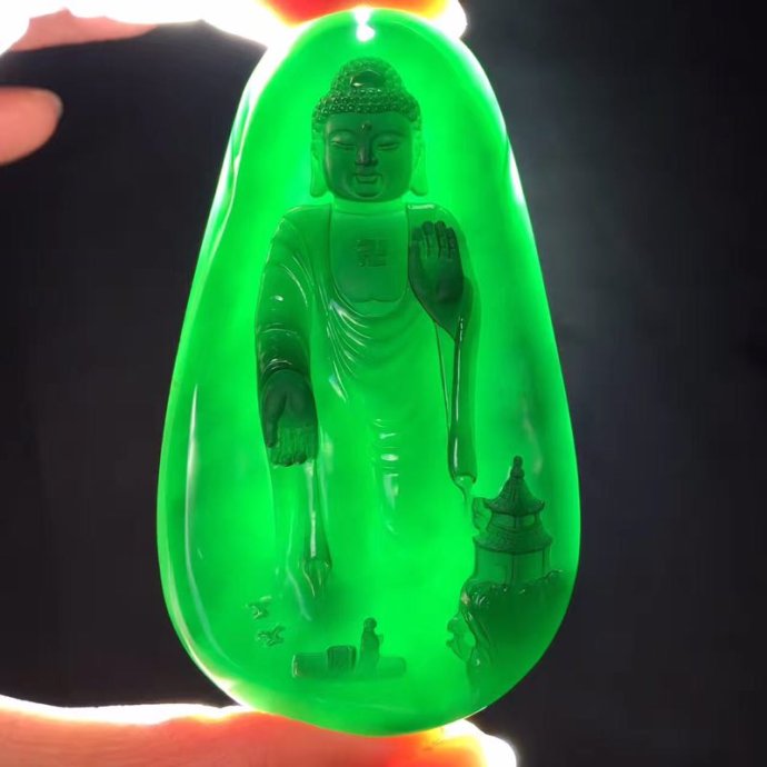 【平安翡翠】墨翠如染，平和坦然