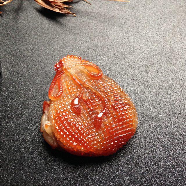 经典红翡瑞丽工雕刻作品，最后一块你肯定没见过