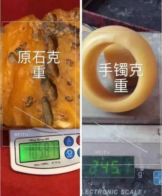 蜜蜡手镯为什么贵？现场做一个给你看看！