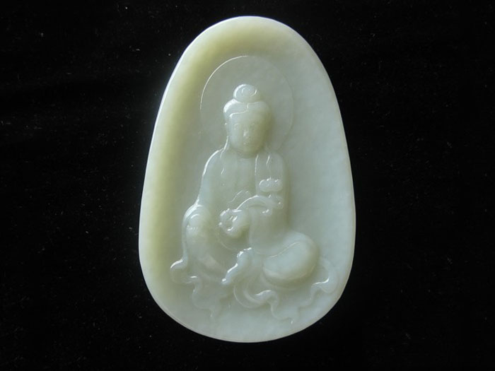 和田玉中的那些观音牌,其造型都有哪些?-玉器鉴定师培训核心内容