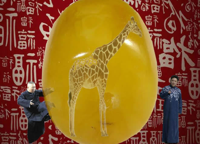 据说科学家在琥珀中发现了恐龙,这下可以相信于谦家里有长颈鹿琥珀了