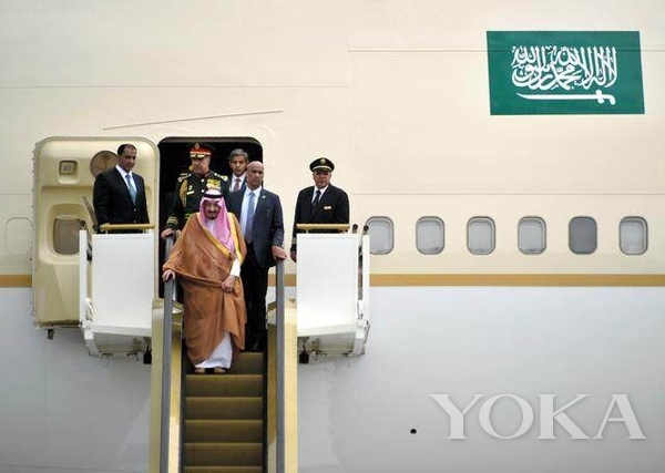 沙特王室专用飞机（图片来源于dailymail）
