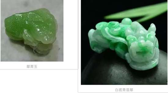 和田玉的这抹翠青色,像极了翡翠