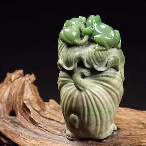 中国雕刻设计大师玉侠崔涛说各种绿色的和田玉